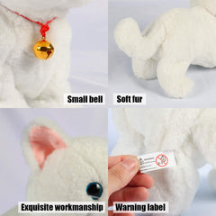 Smalody plush cat soft touch emphasizes tactile engagement and safety