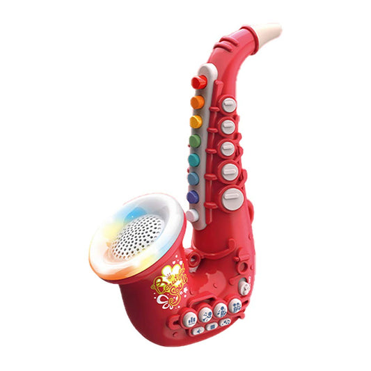 Smaroll Kids Saxophone Toy with 8-scale keys for early music exploration.