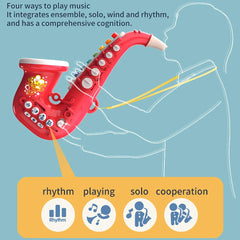 Smaroll Saxophone Toy featuring lights and sounds to engage young ears.