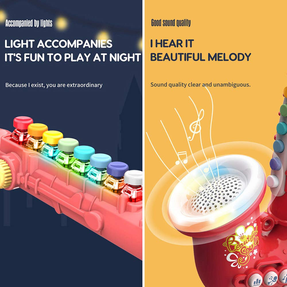 Smaroll Saxophone Toy with rhythm and ensemble modes to boost creativity.