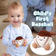 Smart and Sporty baseball baby shower gift combines fun with keepsake