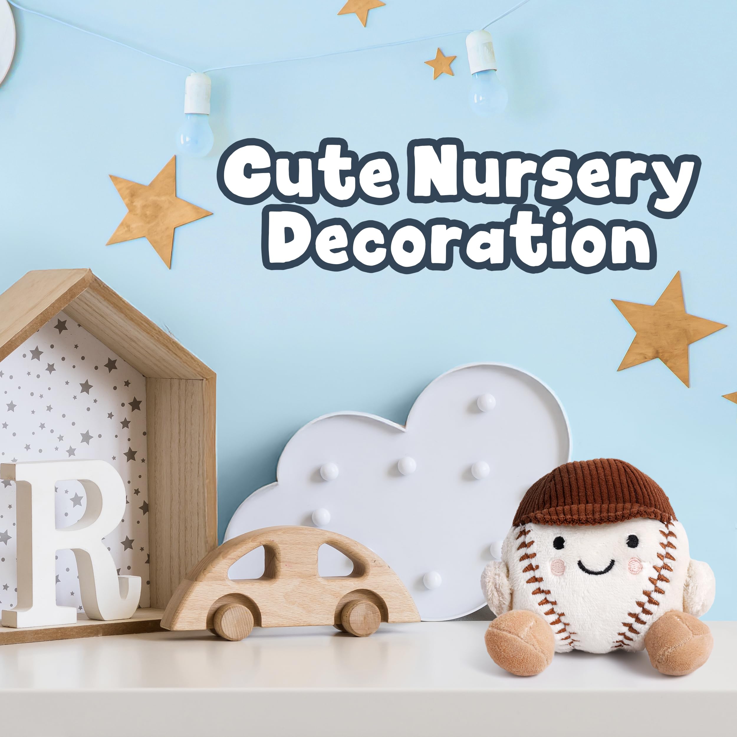 Smart and Sporty baseball plush suits boys and girls for playful moments