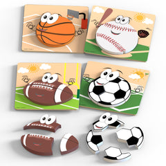 Smart and Sporty soccer puzzle set for toddlers supporting hand-eye coordination