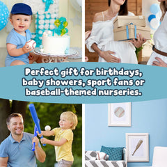 Smart and Sporty soft-textured baseball toy invites tactile exploration