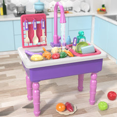SmartChef dishwashing action scene fostering imaginative cleaning play