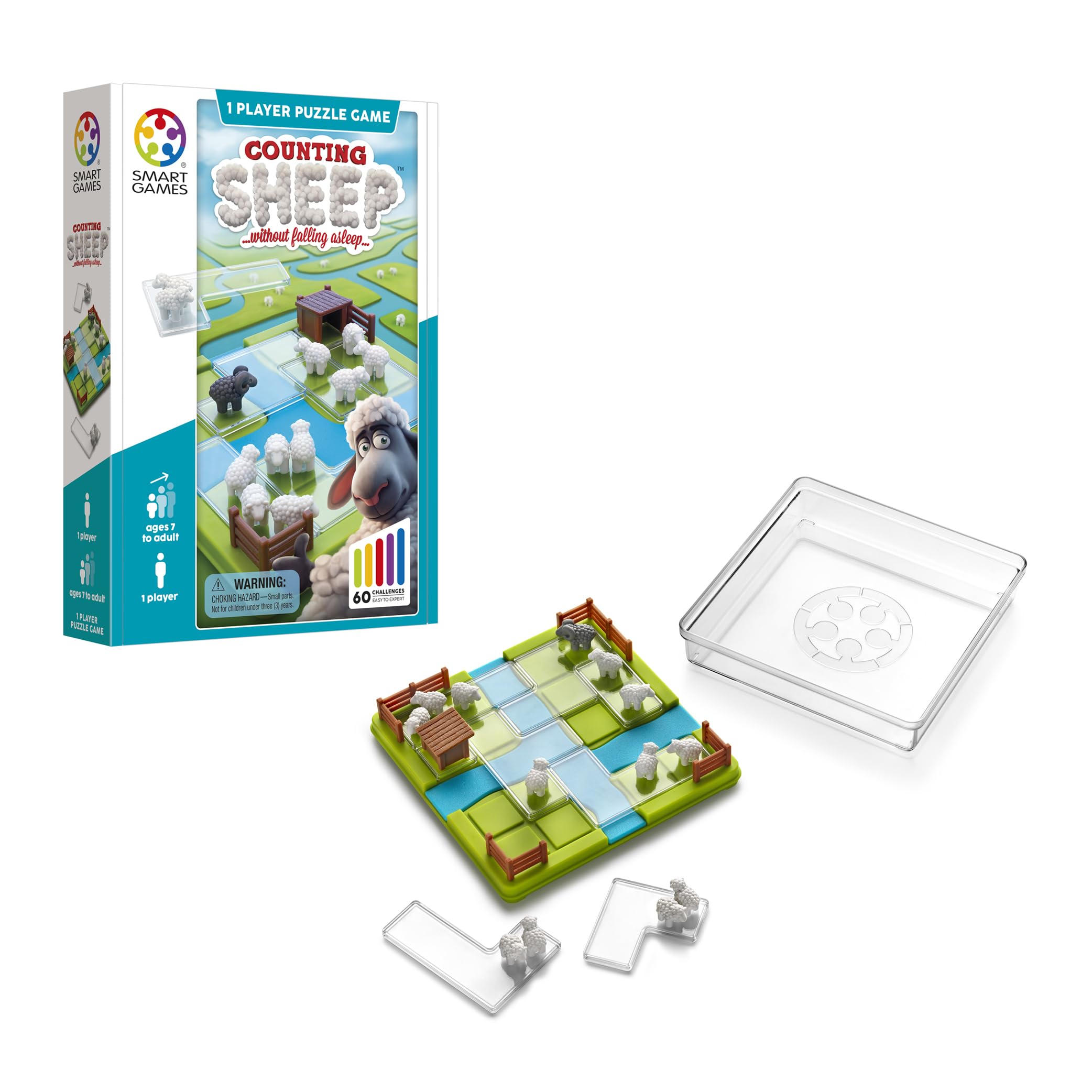 SmartGames Counting Sheep board for hands-on logic practice.