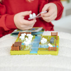 SmartGames Counting Sheep classroom scene encourages collaborative problem solving.