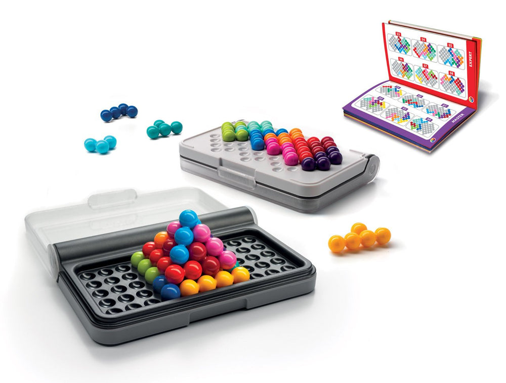 Closeup of high quality materials used in SmartGames for durability and smooth movement.