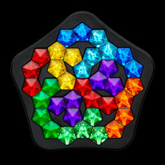 SmartGames IQ Deluxe features 120 challenges to exercise logic and pattern matching.