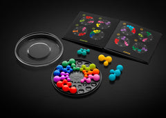 SmartGames IQ Deluxe Circle pieces in bright geometric shapes for tactile problem solving
