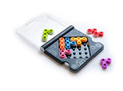 SmartGames IQ Gears features 120 challenges across five levels to grow with you.
