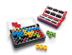 Kids and adults enjoy collaborative brain teasers with SmartGames IQ Twist.