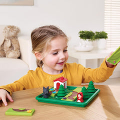SmartGames Little Red Riding Hood forest route puzzle in action