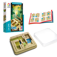SmartGames Temple Trap adventurer piece on the grid for logical thinking
