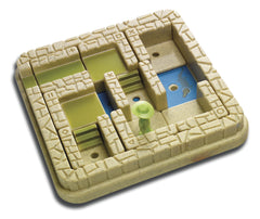 SmartGames Temple Trap challenge booklet with puzzles and solutions
