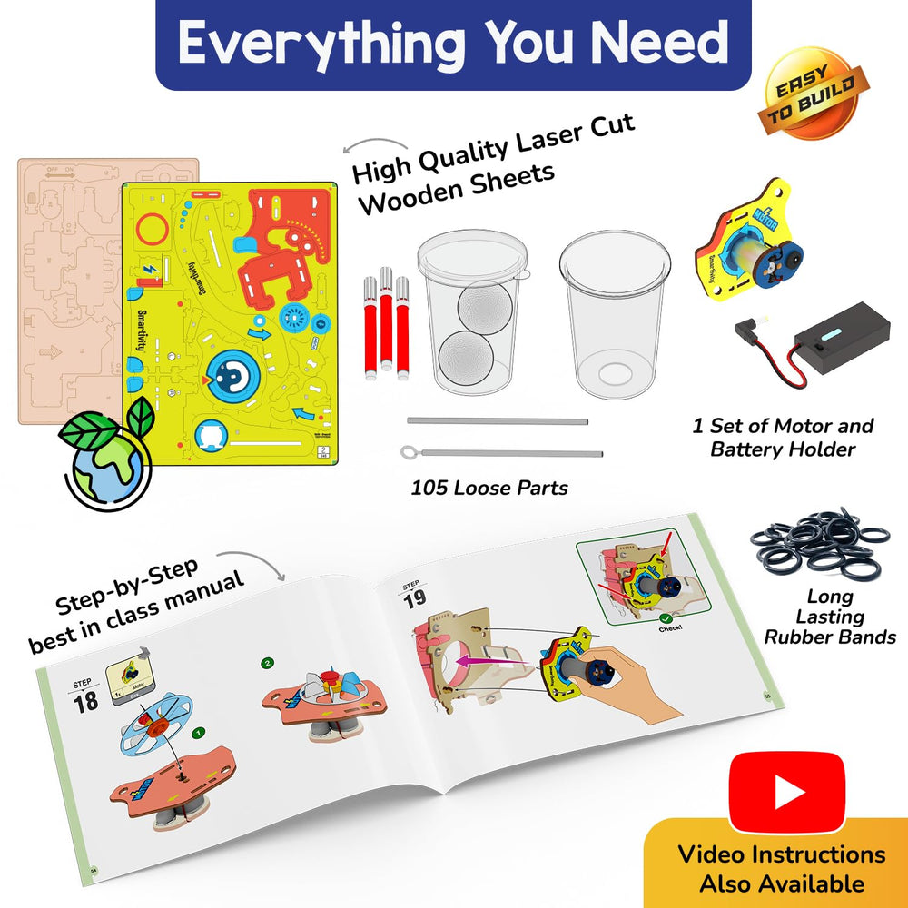 Smartivity 10-in-1 kit air pressure exploration enables creative builds