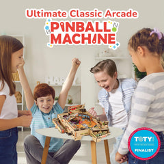 Smartivity Pinball Machine uses sustainable wood for durable, safe play.