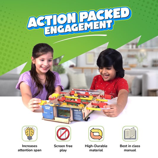 Smartivity Foosball Table kids playing captures screen-free play and social fun.
