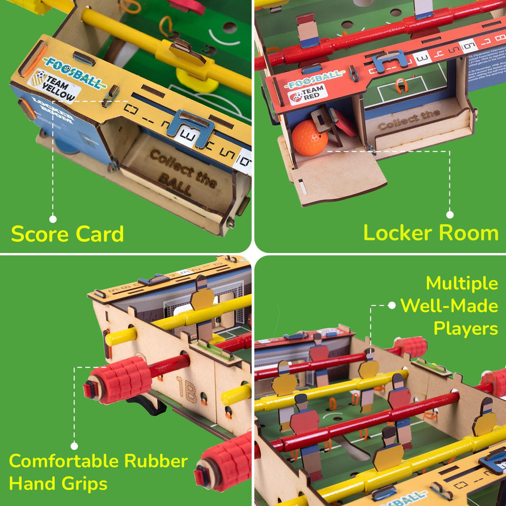 Smartivity Foosball Table lifetime replacement parts ensure long-lasting enjoyment.