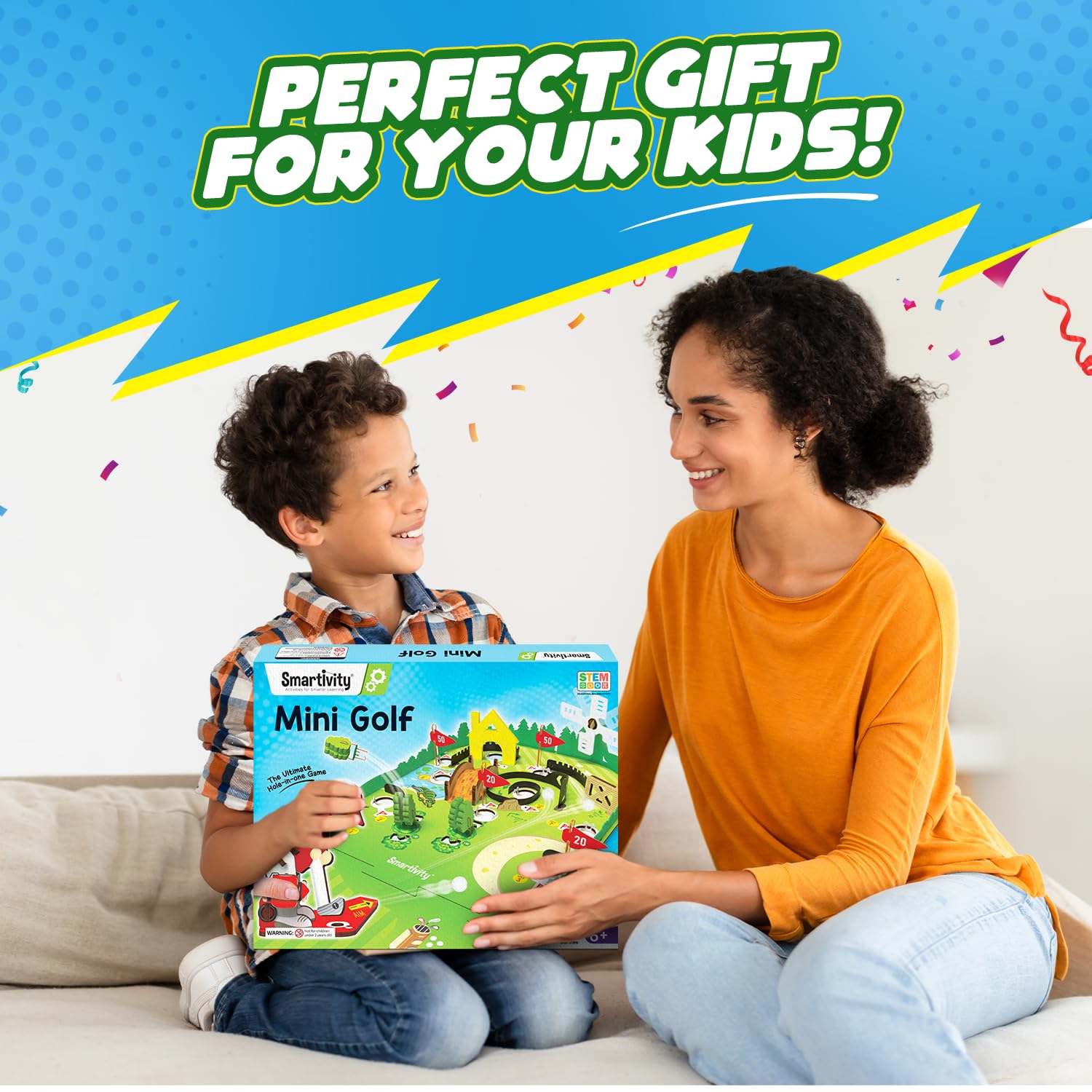Smartivity gift idea image promotes a birthday present blending play and learning.