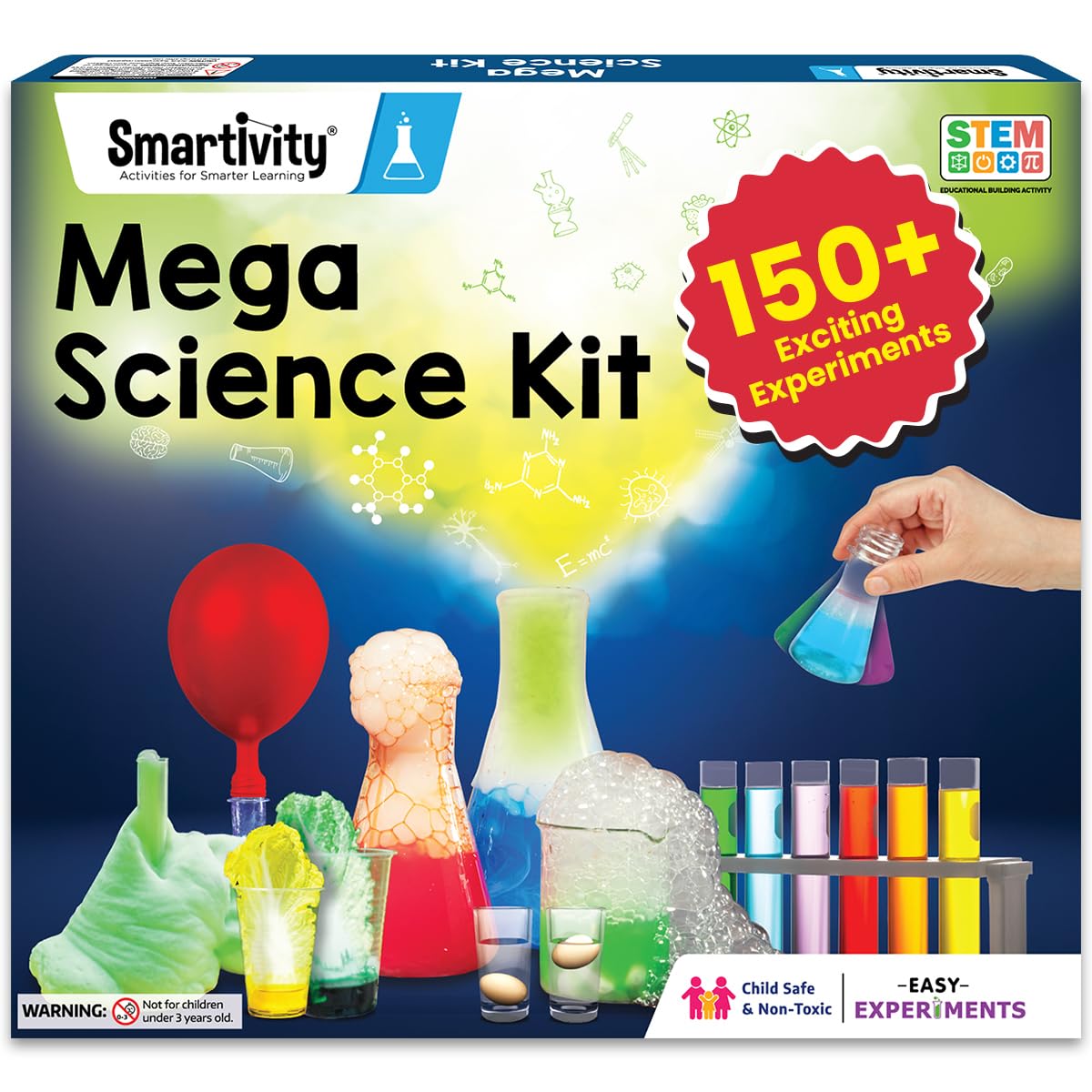 Smartivity Legendary Mega 150 experiments box sparks curiosity and learning