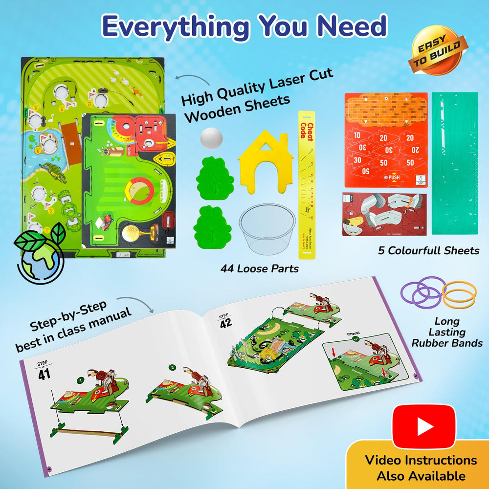 Smartivity wooden toy sustainability highlights eco-friendly materials and durability.