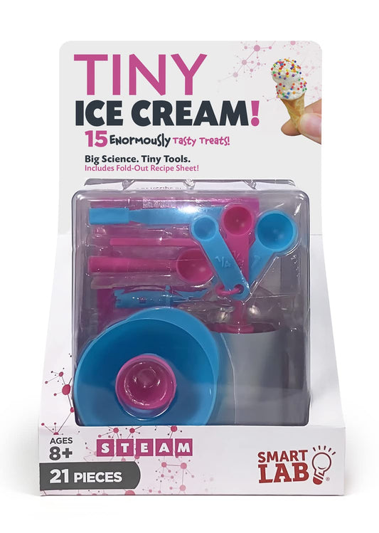 SmartLab Tiny Ice Cream Maker lets kids churn real ice cream at home.