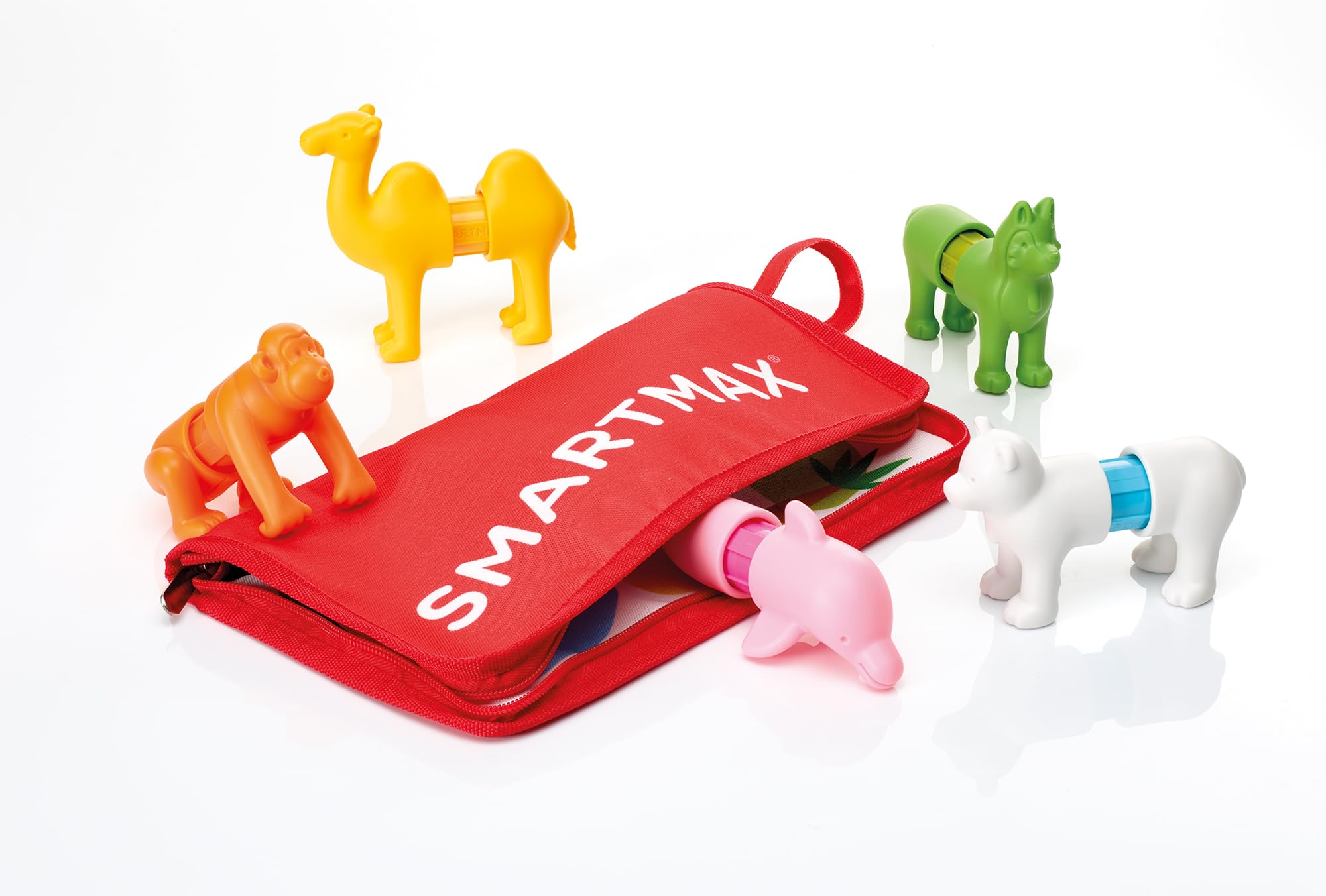 SmartMax My First Animals mix-and-match pieces encourage creativity and imaginative play.