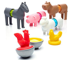 SmartMax My First Farm Animals sheep piece featuring sturdy magnets for easy assembly.
