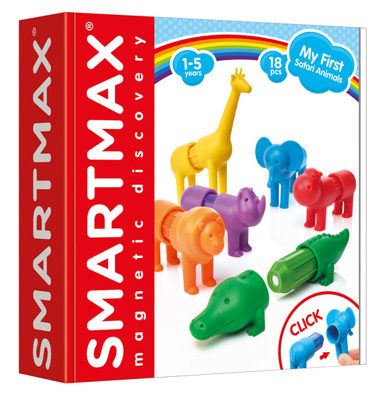SmartMax My First Safari Giraffe pieces encourage creative STEM play for toddlers.