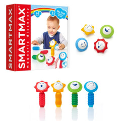 SmartMax My First Sounds & Senses kit with colorful magnets for toddler sensory exploration.