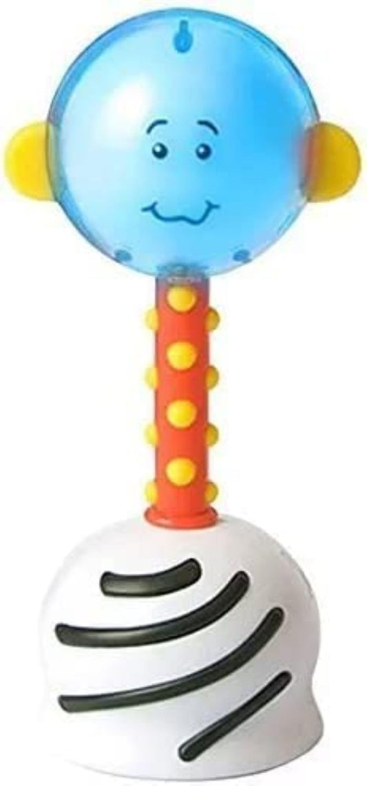 SmartNoggin NogginStik light-up rattle with color change to support visual tracking.