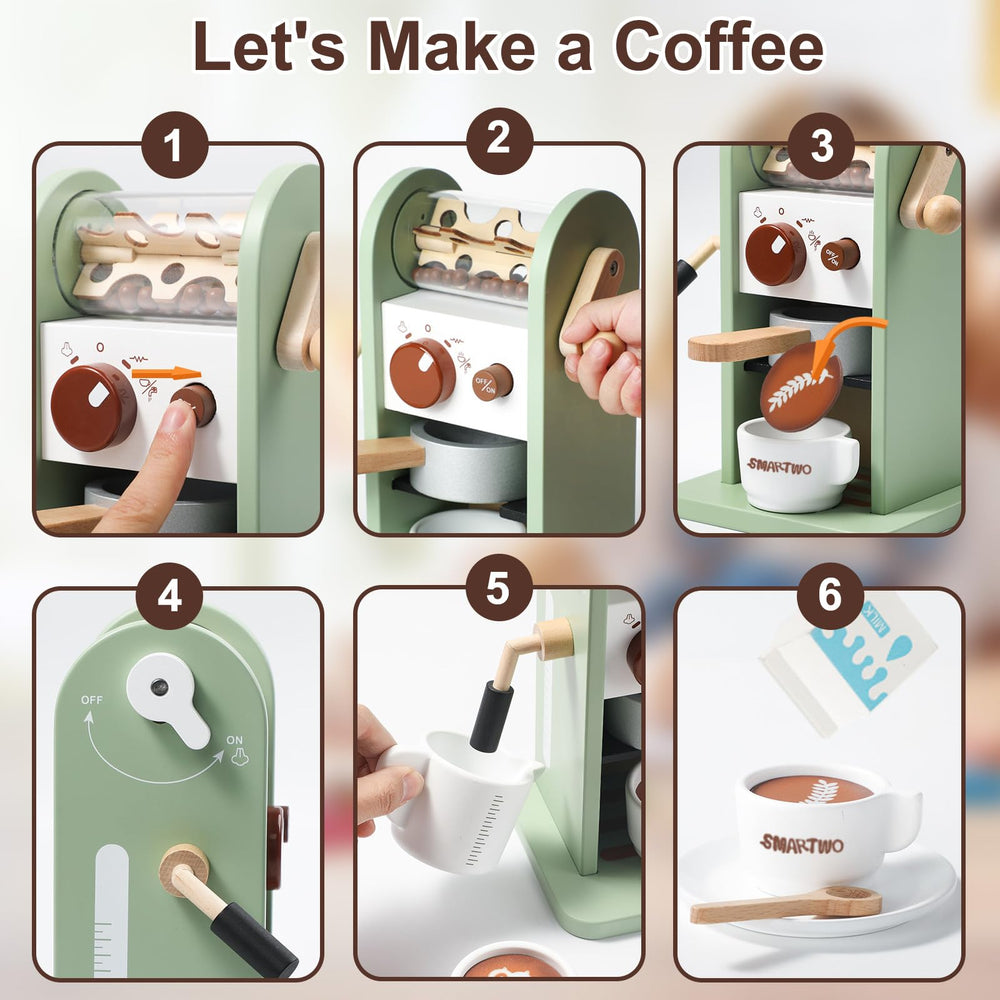 Smartwo latte pattern pads add decorative touches for realistic beverage making