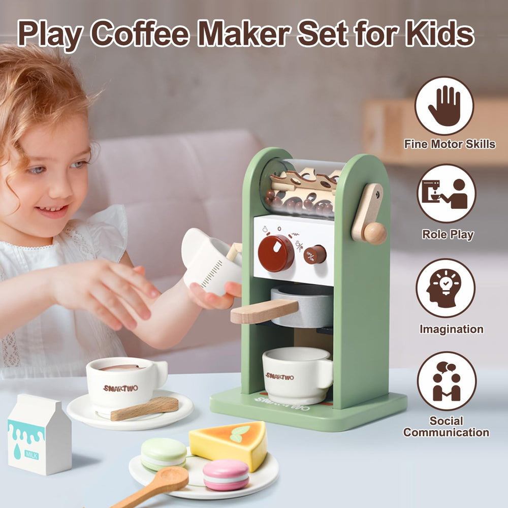 Smartwo milk box and foam cup enhance pretend dairy froth scenes