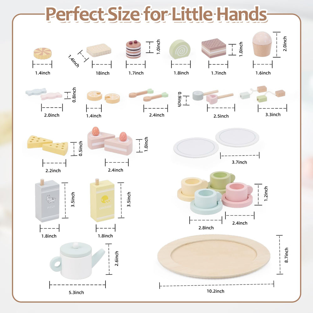 Smartwo play food pieces like cookies and lemon slices spark imaginative menus