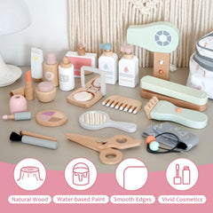 Smartwo wooden nail polish toy adds sparkle to creative dressing-up scenarios.