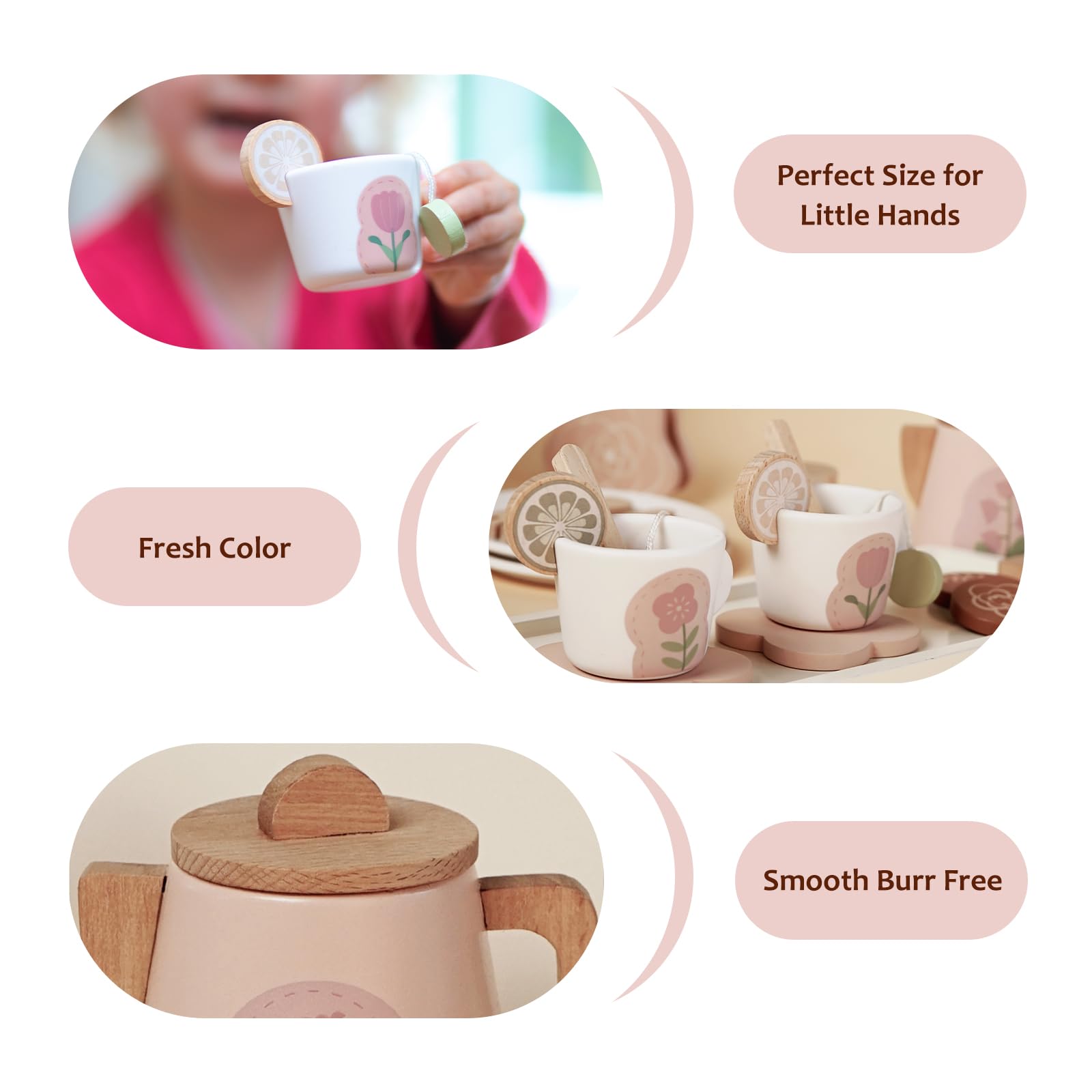 Smartwo wooden seasoning bottles add realistic detail to role-play