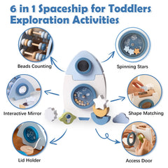 Smartwo space toy bead maze supports dexterity during play