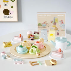 Smartwo wooden tea cups invite little hands to practice grasping and social play