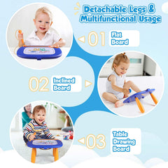 Smasiagon drawing board made from safe ABS plastic for toddler use