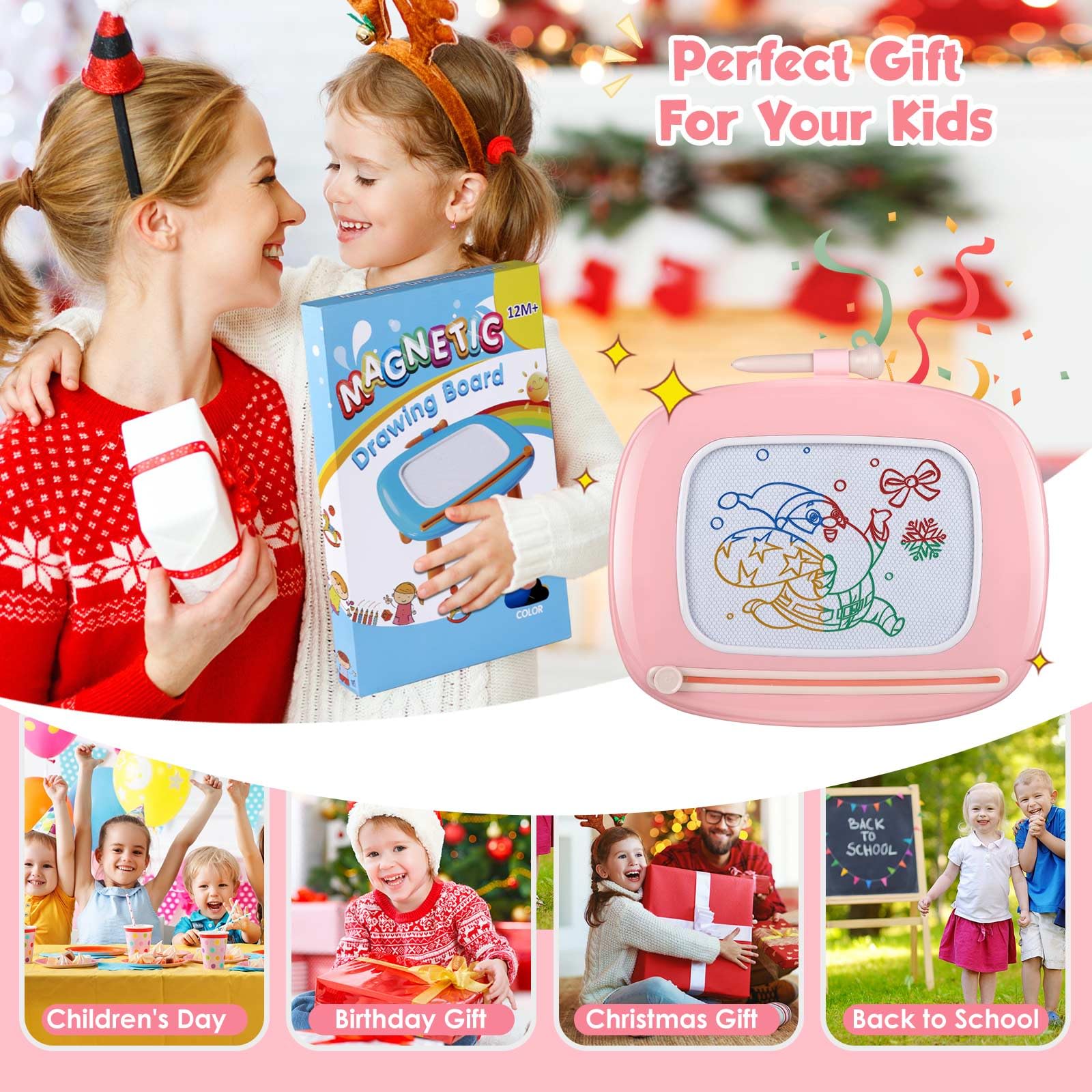 Smasiagon BPA-free ABS plastic ensures safe, eco-friendly drawing.