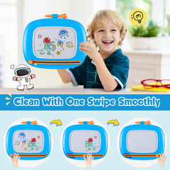 Smasiagon drawing board no choking design highlights a safe, kid-friendly setup