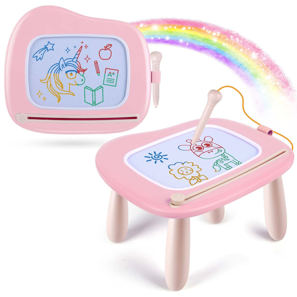 Smasiagon magnetic drawing board pink for creative toddler play