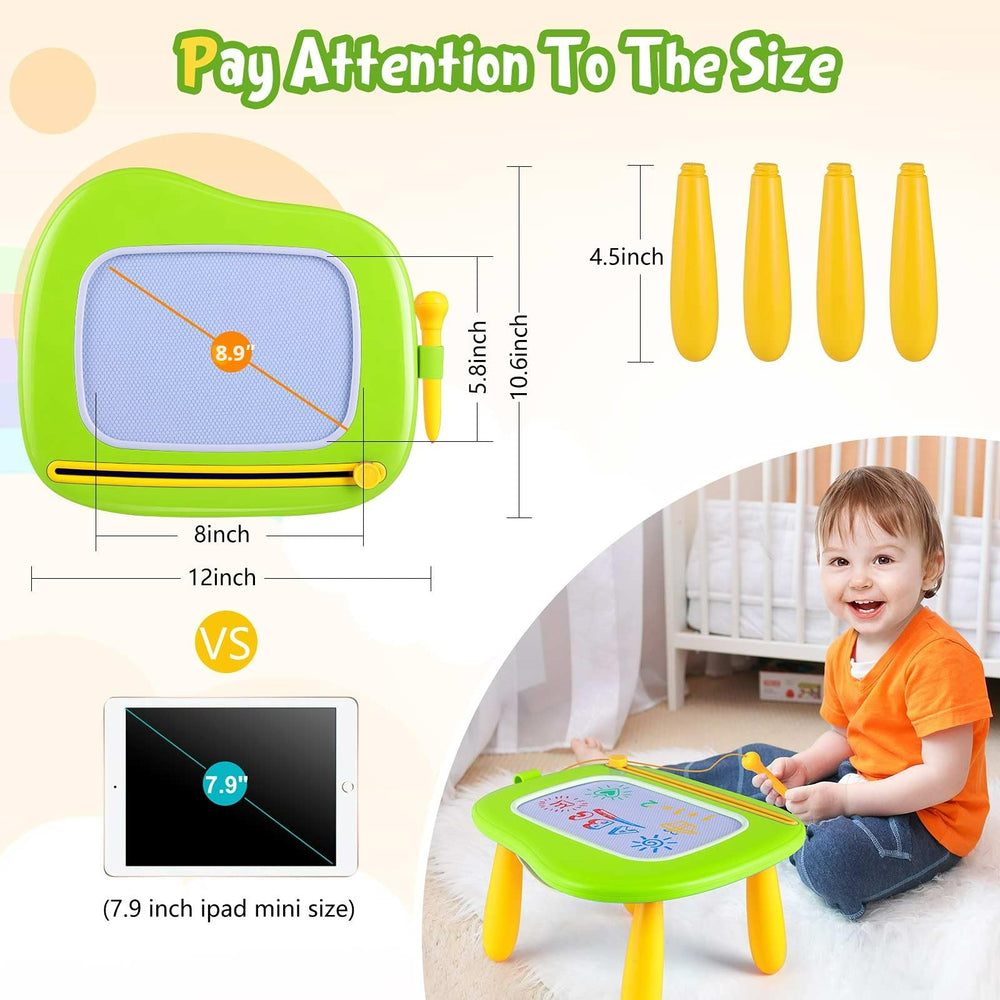 Smasiagon doodle board green with four colors to inspire vivid drawings