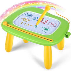 Smasiagon toddler doodle board green front view for creative drawing on the go