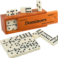 Smilejoy dominos set in deluxe jumbo box for family game night