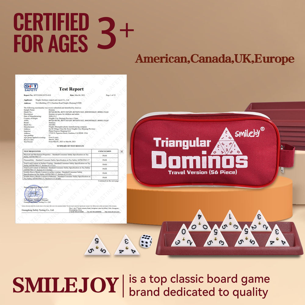 Smilejoy family game night shows kids and adults bonding over tiles.