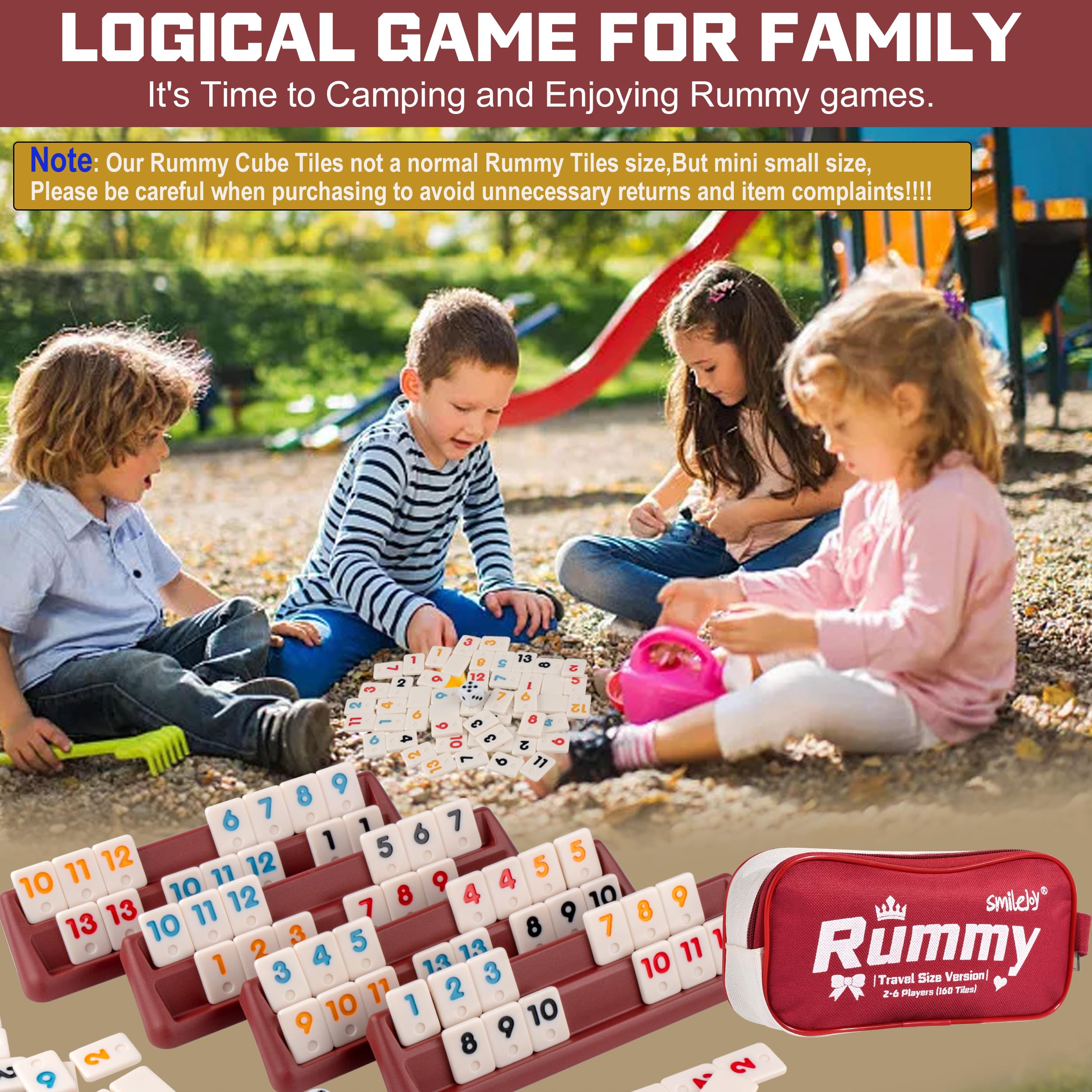 Smilejoy Mini Rummy Cube color-coded sets speed recognition.