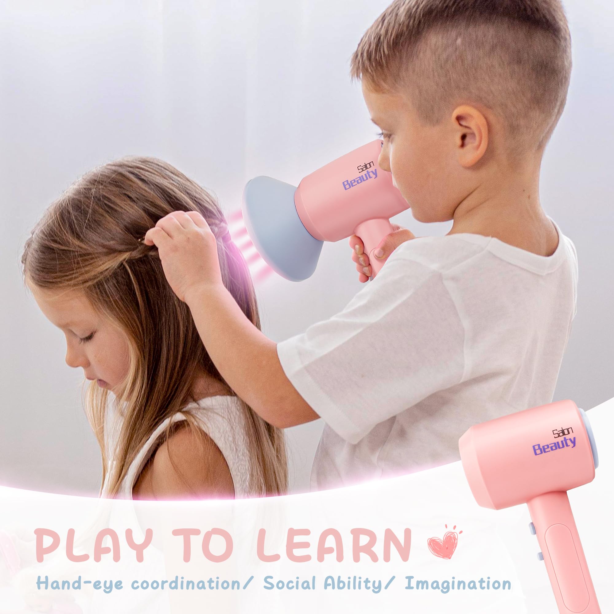 SMILESSKIDDO realistic blow-dryer adds authentic role-play experience