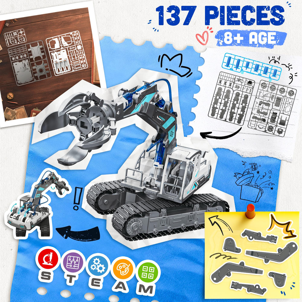 SMILESSKIDDO safe construction kit uses non-toxic parts for worry-free play